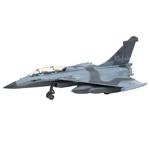 TECKEEN Alloy Air Force Rafale B Camouflage Flugzeug Kämpfer Modell Flugzeugmodell 1:100 Modell Simulation Wissenschaft Ausstellungsmodell von TECKEEN