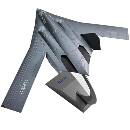 TECKEEN Alloy China H-20 Strategic Stealth Bomber Model Aircraft Model 1:160 Model Simulation Science Exhibition Model von TECKEEN