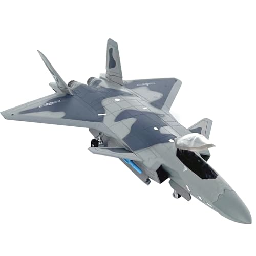 TECKEEN Alloy Chinese Air Force Chengdu J-20 Fighter Model Aircraft Model 1:100 Model Simulation Science Exhibition Model von TECKEEN