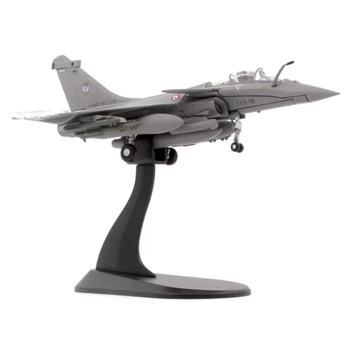 TECKEEN Alloy French Air Force Rafale C Libya War Fighter Model Aircraft Model 1:100 Model Simulation Science Exhibition Model von TECKEEN