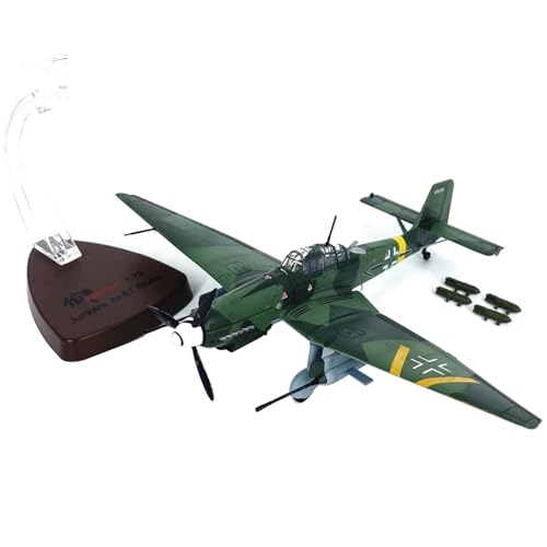 TECKEEN Alloy German Stuka JU-87G2 Angriffsflugzeug Modell Flugzeugmodell 1:72 Modell Simulation Wissenschaft Ausstellungsmodell von TECKEEN