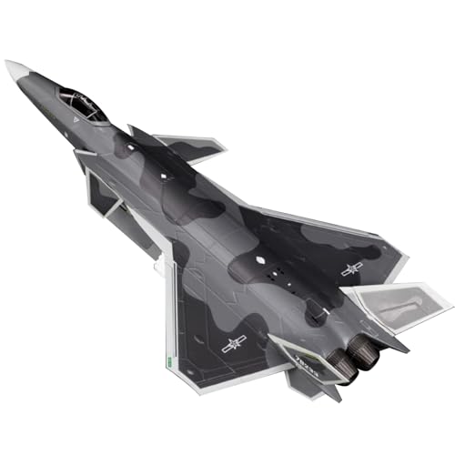 TECKEEN Alloy Liberation Army Air Force Chengdu J-20 Modell Flugzeugmodell 1:72 Modell Simulation Wissenschaft Ausstellungsmodell von TECKEEN