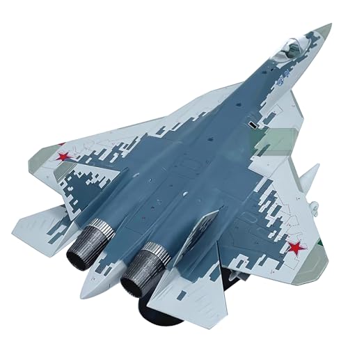 TECKEEN Alloy Russian Air Force Sukhoi Su-57 Fighter Model Aircraft Model 1:72 Model Simulation Science Exhibition Model von TECKEEN