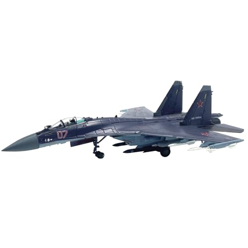 TECKEEN Alloy Russian Su-35 Super Flanker Fighter Model Aircraft Model 1:100 Model Simulation Science Exhibition Model von TECKEEN