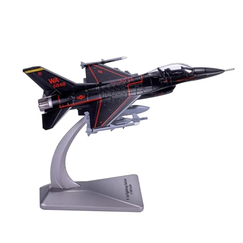 TECKEEN Alloy US Air Force F-16C Fighting Falcon Fighter Model Aircraft Model 1:100 Model Simulation Science Exhibition Model von TECKEEN