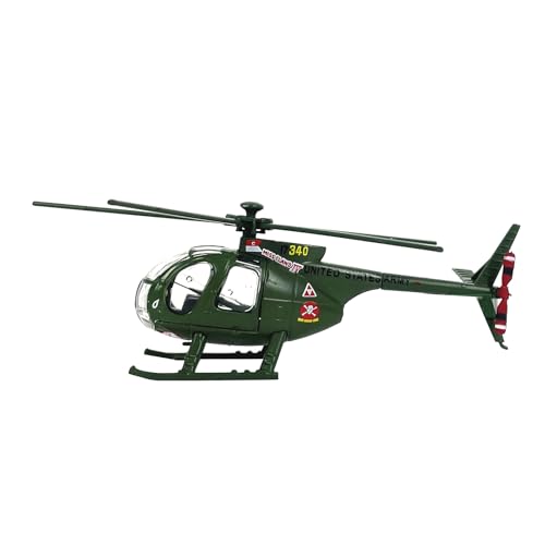 TECKEEN Alloy US Army OH-6A Cayuse Hubschrauber Modell Flugzeugmodell 1:100 Modell Simulation Wissenschaft Ausstellungsmodell von TECKEEN