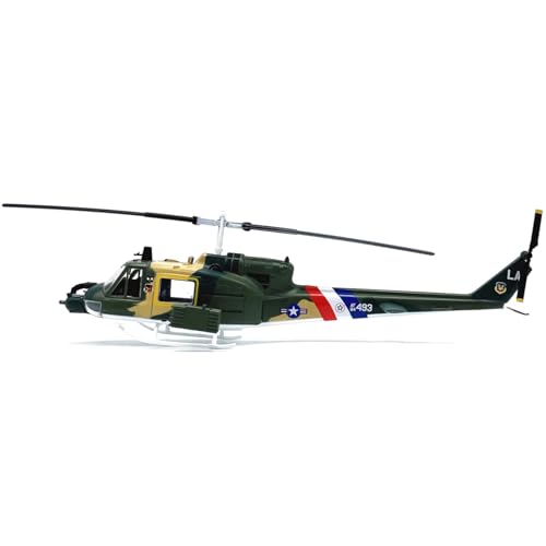 TECKEEN Alloy US UH-1F Hubschrauber Flugzeugmodell Flugzeugmodell 1:100 Modell Simulation Wissenschaft Ausstellungsmodell von TECKEEN