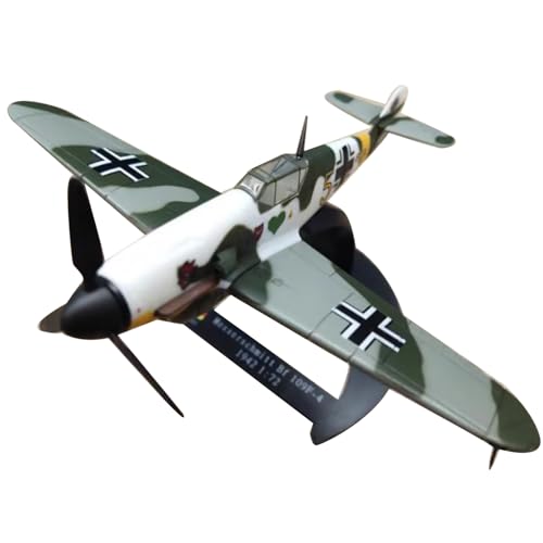 TECKEEN Alloy WWII Germany Messerschmitt Bf-109F-4 Fighter Model Flugzeugmodell 1:72 Modell Simulation Wissenschaft Ausstellungsmodell von TECKEEN