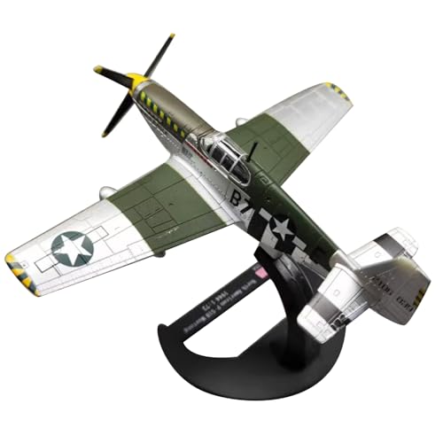 TECKEEN Alloy WWII North American P-51B Mustang Fighter Model Aircraft Model 1:72 Model Simulation Science Exhibition Model von TECKEEN