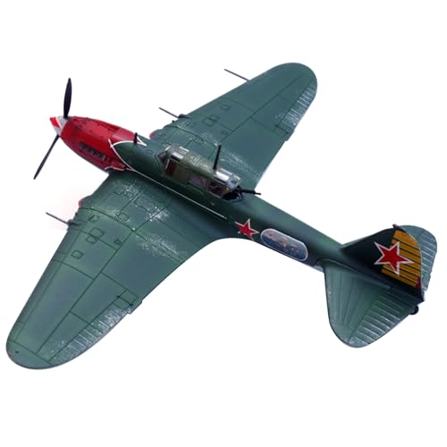 TECKEEN Alloy WWII Sowjetische Ilyushin IL-2 Shturmovik Angriffsflugzeug Modell 1:72 Modell Simulation Wissenschaft Ausstellungsmodell von TECKEEN