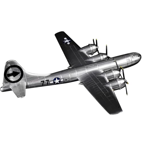 TECKEEN Alloy WWII US Air Force B-29 Superfortress Bomber Model Aircraft Model 1:144 Model Simulation Science Exhibition Model von TECKEEN