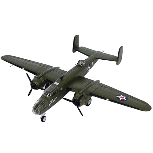 TECKEEN Alloy WWII US Mitchell B-25B Bomber Modell Flugzeugmodell 1:72 Modell Simulation Wissenschaft Ausstellungsmodell von TECKEEN