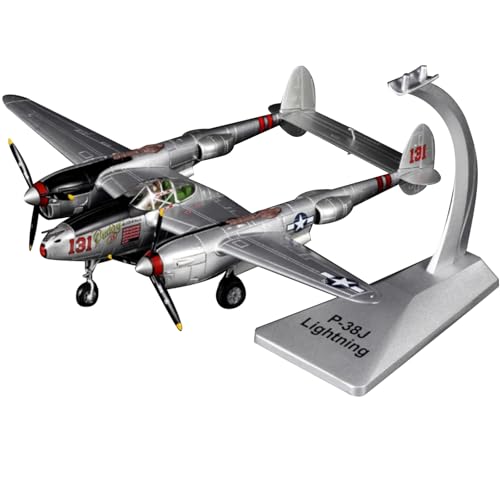 TECKEEN Alloy WWII US P-38J Lightning Fighter Modell Flugzeugmodell 1:48 Modell Simulation Wissenschaft Ausstellungsmodell von TECKEEN