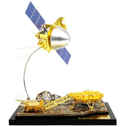 TECKEEN China Tianwen-1 Mars Rover Exploration Raumschiff-Modell Legierung Luftfahrt-Satellitenmodell Druckguss Flugzeugmodell für Sammlung von TECKEEN