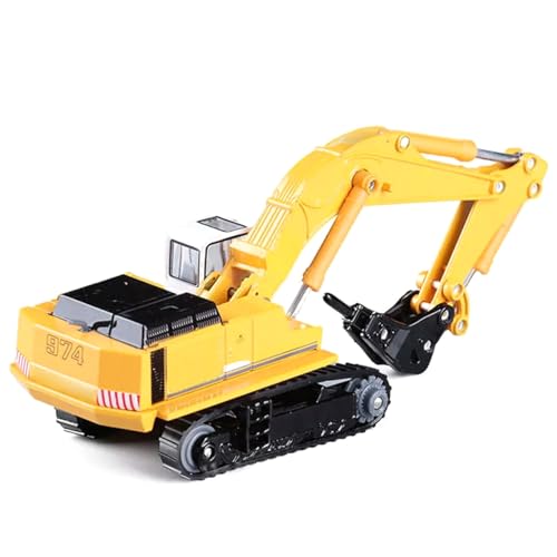 TECKEEN Tracked Broken Machine Construction Equipment Vehicle Engineering Vehicle Truck Model, 1/87 Alloy Truck Model for Decoration von TECKEEN