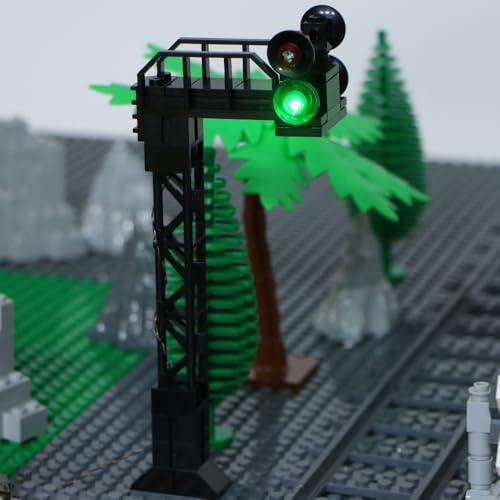 TEDDOO Baustein Eisenbahn Track LED Signalleuchte Intelligente Geeignet für Bahnhof Schiene und Straße Kit Kleine Partikel Bausteine Licht Beleuchtung Kit Block Geschenke Kompatibel mit Lego TEDDOO Baustein Eisenbahn Track LED Signalleuchte Intelligente Geeignet für Bahnhof Schiene und Straße Kit Kleine Partikel Bausteine Licht Beleuchtung Kit Block Geschenke Kompatibel mit Lego von TEDDOO