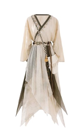 TEDPRBGE Ancient Chinese Fairy Dress Vintage Hanfu Dress Set Chinese Elements Dress Summer Costumes for Women (S) von TEDPRBGE