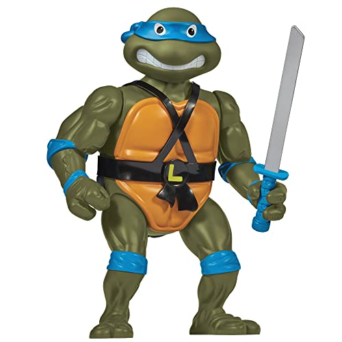 Playmates Toys Riesen Figur Leonardo Ninja Turtles, 30,5 cm von TEENAGE MUTANT NINJA