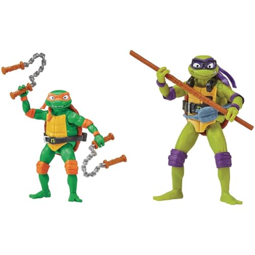 TEENAGE MUTANT NINJA Turtles - Donatello Basic Figure & Turtles - Michelangelo Basic Figure von TEENAGE MUTANT NINJA