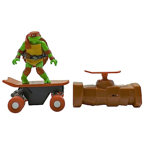 TEENAGE MUTANT NINJA Turtles, Mutant Mayhem Raphael, Turtles Fernstgesteuertes Half Pipe-Fahrzeug, Filmedition, Ninja Turtles Spielzeug und Geschenke ab 5 Jahre von TEENAGE MUTANT NINJA