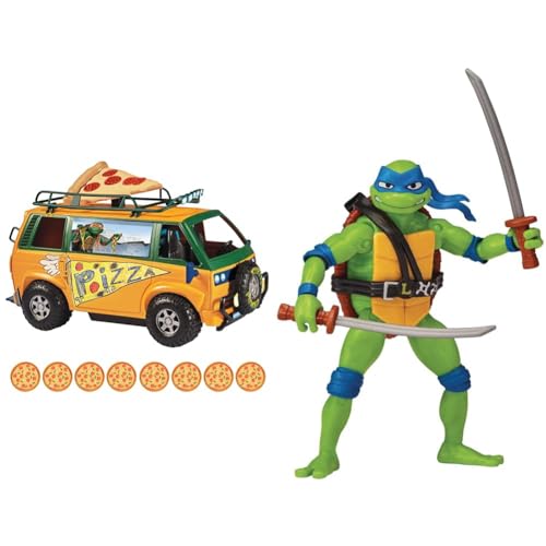 TEENAGE MUTANT NINJA Turtles - Pizza Van & Turtles - Leonardo Basic Figure von TEENAGE MUTANT NINJA