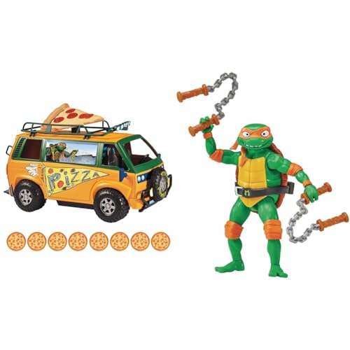 TEENAGE MUTANT NINJA Turtles - Pizza Van & Turtles - Michelangelo Basic Figure von TEENAGE MUTANT NINJA