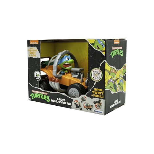 TEENAGE MUTANT NINJA Turtles | TMNT Leo's Roll Over RC Classic | TMNT Aktions-Spielzeug & Geschenke für Kinder ab 3+ von TEENAGE MUTANT NINJA