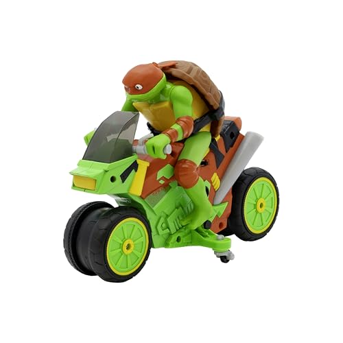 TEENAGE MUTANT NINJA Turtles | TMNT Seitlich Abrollendes Motorrad der Raphs Rad Ride RC Serie | TMNT Aktions-Spielzeug & Geschenke für Kinder ab 3 Jahren von TEENAGE MUTANT NINJA