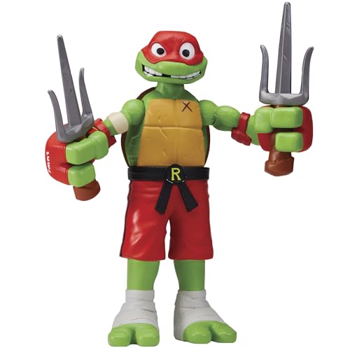 TEENAGE MUTANT NINJA Turtles Giant Roll N Punch Raphael Unleash Powerful Punching Action! 30,5 cm große Figur für TMNT-Fans jeden Alters! von TEENAGE MUTANT NINJA