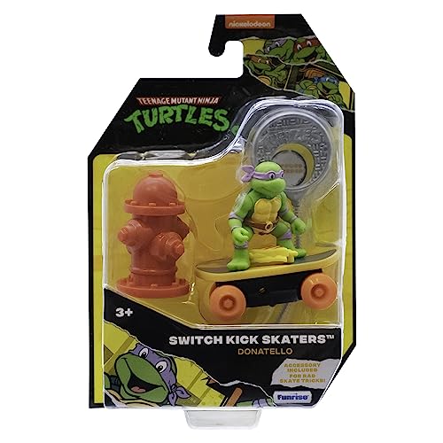 Teenage Mutant Ninja Turtles TMNT Donatello Mutant Mayhem Switch Kick Skater, Spielzeug und Geschenke für Kinder ab 3 Jahren, Lila von TEENAGE MUTANT NINJA