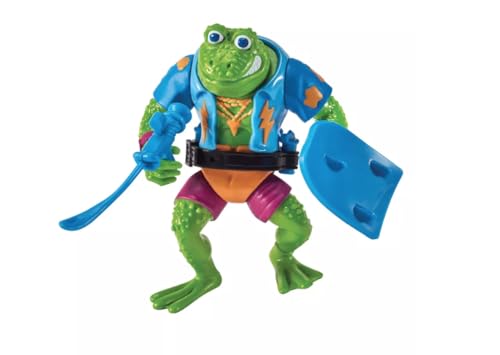 Teenage Mutant Ninja Turtles: Playmates Toys Original-Figur Dschingis Frosch, 10,2 cm, Mehrfarbig/Meereswellen (Ocean Tides) von TEENAGE MUTANT NINJA