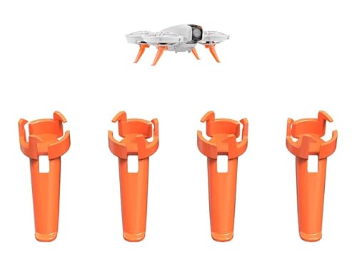 Drohnenständer für DJI Neo, Pocket Drone Booster Erweiterung Kickstand Erweiterung Montage Halterung Zubehör (Orange) von TEHAOUU