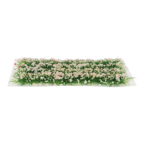 TEHAUX 1 Schachtel Kunstrasen Miniaturbasen Landschaft Pflanzen Terrain Sträucher Winzig Miniaturen Bausätze Künstliche Blumen Für Den Außenbereich Blumen- Klein Gras Harz von TEHAUX