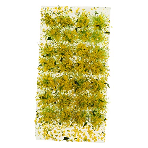 TEHAUX 1 Schachtel sandtisch DIY Material Graswand Miniaturgras Herbstdeko künstliches gartengras Luft Samen kunstpflanze kunstplflanze Mini-Hausblume Mini-Zimmerpflanze Plastik Yellow von TEHAUX