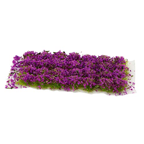 TEHAUX 1 Schachtel sandtisch DIY Material künstlicher Baum Mini-Kunstmoos gefälschte Outdoor-Pflanzen Grün kunstpflanze kunstplflanze Mini-Zimmerpflanze Mini-Szenendekor Plastik Violett von TEHAUX