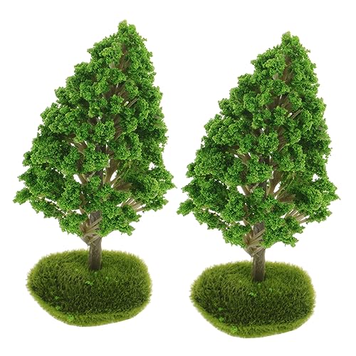 TEHAUX 10 STK Baummodell Artificial Tree modellbäume Landschaftsbaum Straßenbaum Miniatur-Dioramenbäume Landschaftsmodellbaum Mini-Spielzeug Schmücken Miniaturbäume Baumbaumodell Plastik von TEHAUX