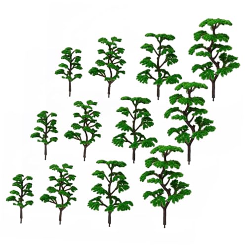 TEHAUX 12 Stück Teiliges Kunststoff Modellbäume in Verschiedenen Realistische Miniaturbäume für Diorama Eisenbahn Park Gartendekor Langlebige Grüne Pflanzen TEHAUX 12 Stück Teiliges Kunststoff Modellbäume in Verschiedenen Realistische Miniaturbäume für Diorama Eisenbahn Park Gartendekor Langlebige Grüne Pflanzen von TEHAUX