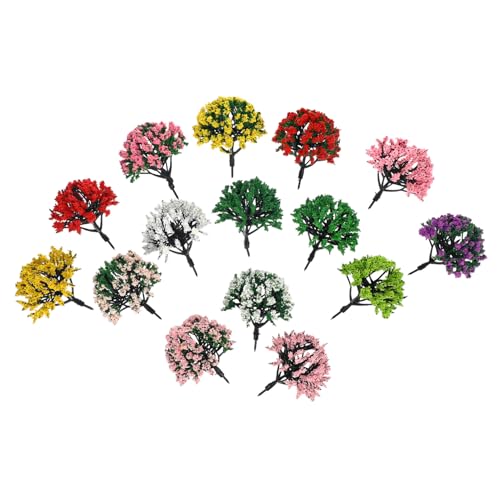 TEHAUX 15 Stück Teiliges Miniatur Bäume Farbig Realistische Modellbäume für Modelleisenbahn Diorama Gestaltung Vielseitige Pflanzen Mini Bäume für Dekoration TEHAUX 15 Stück Teiliges Miniatur Bäume Farbig Realistische Modellbäume für Modelleisenbahn Diorama Gestaltung Vielseitige Pflanzen Mini Bäume für Dekoration von TEHAUX