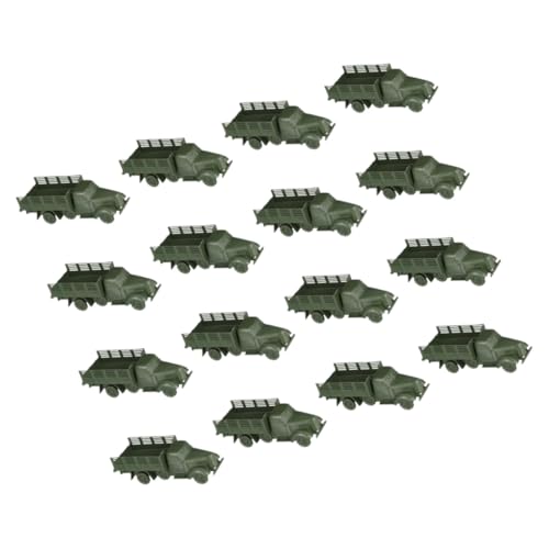 TEHAUX 16 Stück Teiliges Mini LKW Modell aus Kunststoff Realistische Nachbildung Vielseitig für Sandtisch Deko und Detailreich für Sammler und Pädagogisch TEHAUX 16 Stück Teiliges Mini LKW Modell aus Kunststoff Realistische Nachbildung Vielseitig für Sandtisch Deko und Detailreich für Sammler und Pädagogisch von TEHAUX