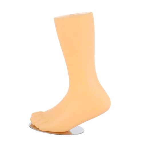 TEHAUX 3 STK Kinderfußmodell Füße Booties Steht Ausstellungsständer Für Kindersocken Klarer Schmuckständer Socken Für Kleinkinder Sandale Schuhanzeige Fuß Kinder Socken Pe Beige von TEHAUX