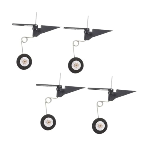 TEHAUX 4 Stück Teiliges Rc Flugzeug Ersatzteile Präzise und Stabile Tail Wheel Assembly Leichtes und Robustes Untergestell für Modellflugzeuge Einfache Montage Kompatibel TEHAUX 4 Stück Teiliges Rc Flugzeug Ersatzteile Präzise und Stabile Tail Wheel Assembly Leichtes und Robustes Untergestell für Modellflugzeuge Einfache Montage Kompatibel von TEHAUX