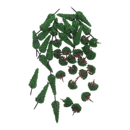 TEHAUX 40 Stück Teiliges Miniatur Modell Bäume Handgefertigte Realistische Grüne Landschaftsbäume für Eisenbahnlandschaften Architekturmodelle Diorama und DIY Gartengestaltung TEHAUX 40 Stück Teiliges Miniatur Modell Bäume Handgefertigte Realistische Grüne Landschaftsbäume für Eisenbahnlandschaften Architekturmodelle Diorama und DIY Gartengestaltung von TEHAUX