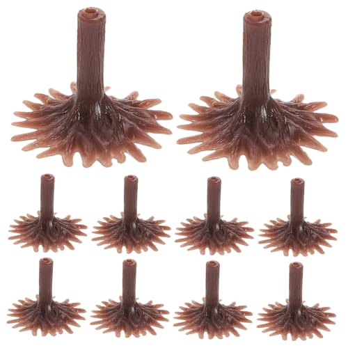 TEHAUX 50 Stück Modellbaumfuß Miniatur Baumstütze aus Robustem Kunststoff Realistische Braune Basis für Modellbau Dioramen und Modelleisenbahn Einfache Montage Vielseitig Einsetzbar TEHAUX 50 Stück Modellbaumfuß Miniatur Baumstütze aus Robustem Kunststoff Realistische Braune Basis für Modellbau Dioramen und Modelleisenbahn Einfache Montage Vielseitig Einsetzbar von TEHAUX