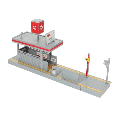 TEHAUX DIY Bahn Station Modell Bausatz Detailreiches für Realistische Bahn Plattform Nachbildung Einfach Zusammenbaubar Pädagogisches Szene Zubehör TEHAUX DIY Bahn Station Modell Bausatz Detailreiches für Realistische Bahn Plattform Nachbildung Einfach Zusammenbaubar Pädagogisches Szene Zubehör von TEHAUX