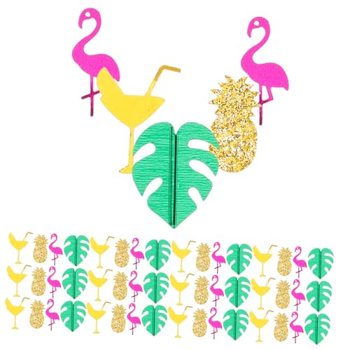 TEHAUX Hawaiian Party Konfetti Tropische Plastik Streudeko für Geburtstag Tischdekoration Strand Feier mit Ananas Flamingo Palmblatt Design Leichte Reißfeste Party Streuartikel TEHAUX Hawaiian Party Konfetti Tropische Plastik Streudeko für Geburtstag Tischdekoration Strand Feier mit Ananas Flamingo Palmblatt Design Leichte Reißfeste Party Streuartikel von TEHAUX