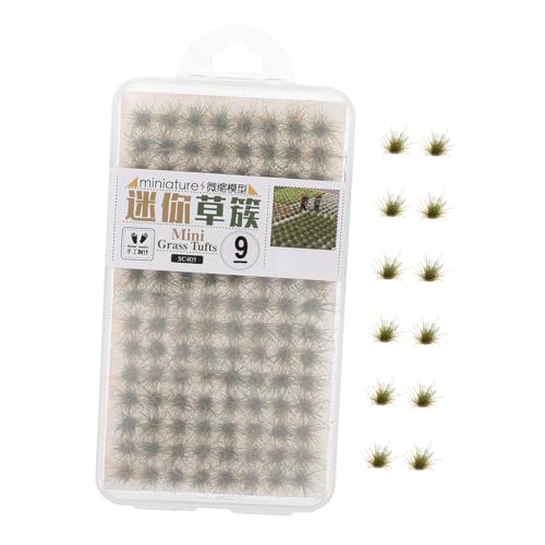 TEHAUX Miniatur Grasbüschel Modellbau Kunstgras Dekogras Simulation Gras für Modelleisenbahnen Landschaftsprojekte Architekturmodelle DIY Langlebig Farbecht Vielseitig TEHAUX Miniatur Grasbüschel Modellbau Kunstgras Dekogras Simulation Gras für Modelleisenbahnen Landschaftsprojekte Architekturmodelle DIY Langlebig Farbecht Vielseitig von TEHAUX