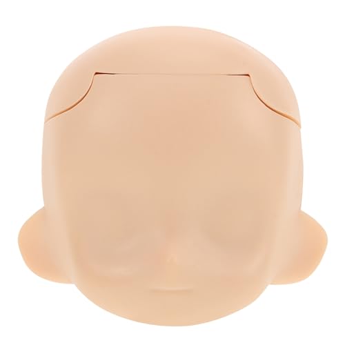 TEHAUX Puppenköpfe Zum Basteln Bjd-Augen-Vinylköpfe Mannequin- Neulackierung Übung Make-Up-Köpfe Mini-Puppenkörperteile Für Prinzessinnenpuppe Stricken Schlüsselanhänger von TEHAUX