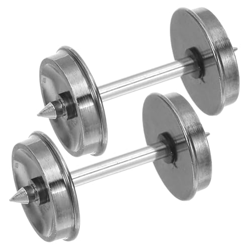 TEHAUX Räder aus Robustem Legierungsmetall Ersatzteile für Elektrische Züge Geräuscharm Langlebig und Einfach zu Montieren für DIY-bastler und Modelleisenbahn-enthusiasten TEHAUX Räder aus Robustem Legierungsmetall Ersatzteile für Elektrische Züge Geräuscharm Langlebig und Einfach zu Montieren für DIY-bastler und Modelleisenbahn-enthusiasten von TEHAUX