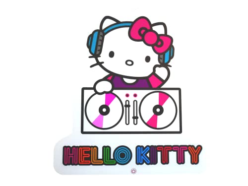 TEKNOFUN 811413 Hello Kitty Leuchtendes Stil Lizenz Wand 27 cm-Lichtdekoration-Netzteil-Rosa, Lila, Weiß-Für Kinder und Erwachsene-811413, Neon LED-Wandleuchte, one Size von TEKNOFUN