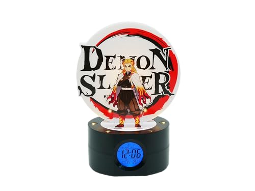 TEKNOFUN 811753 Demon Slayer Rengoku Kyojuro Lichtwecker, Black, one Size von TEKNOFUN